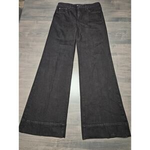 J.Crew Black '96 Flare Re-96-BLK Bell Bottom Flared Jeans Women’s 28T Stretch